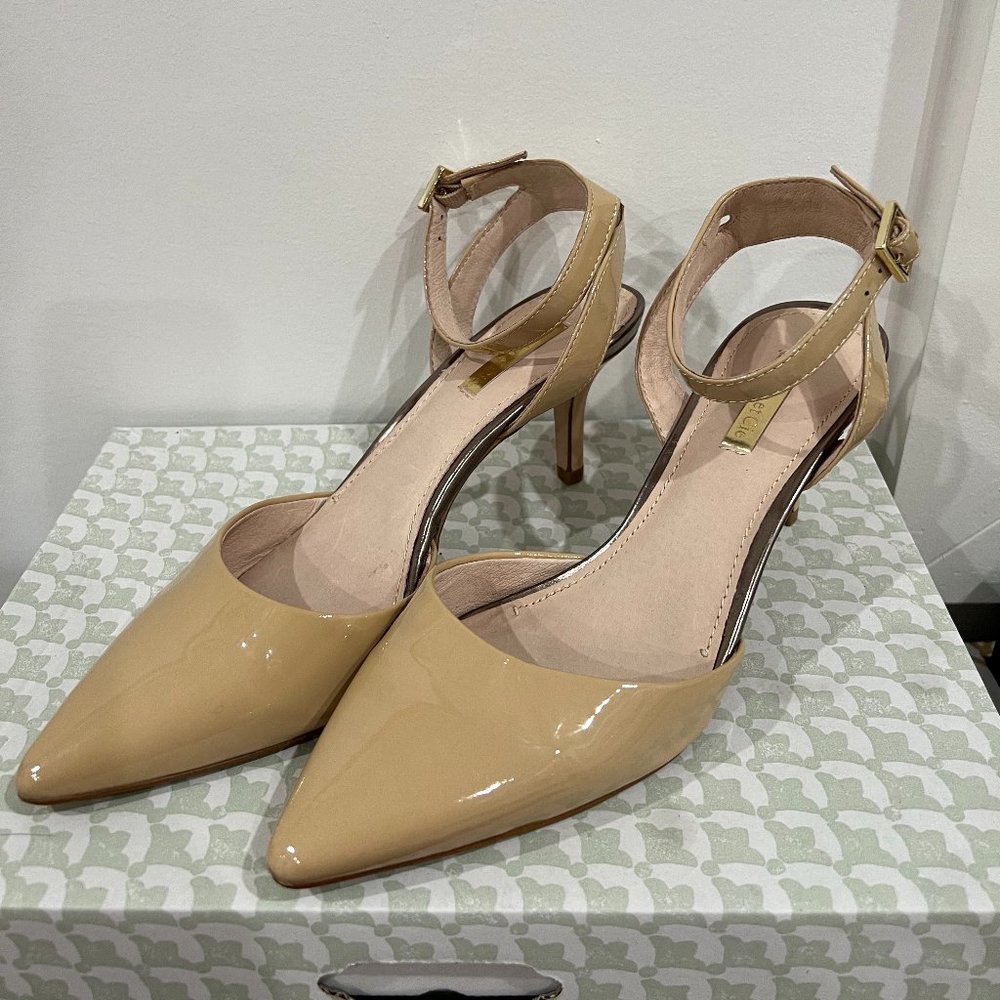 Louise et Cie Lo-Esperance Patent Leather Slingback Pumps US Size 8 | EU Size 38